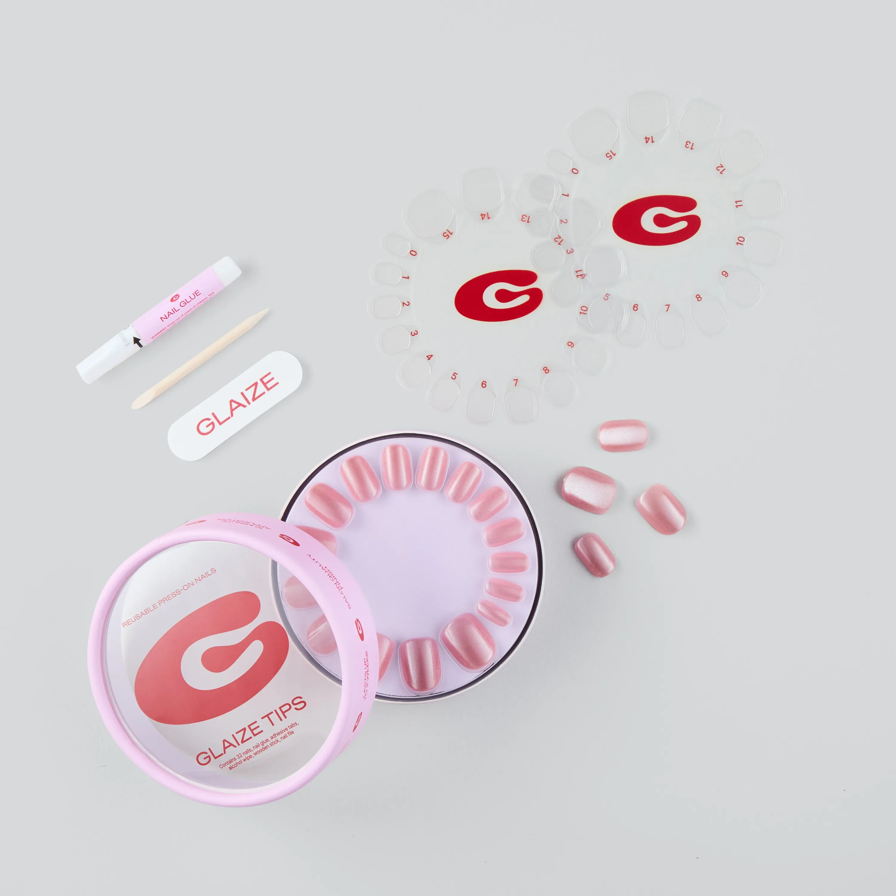 What's included in a pack of Glaize Tips