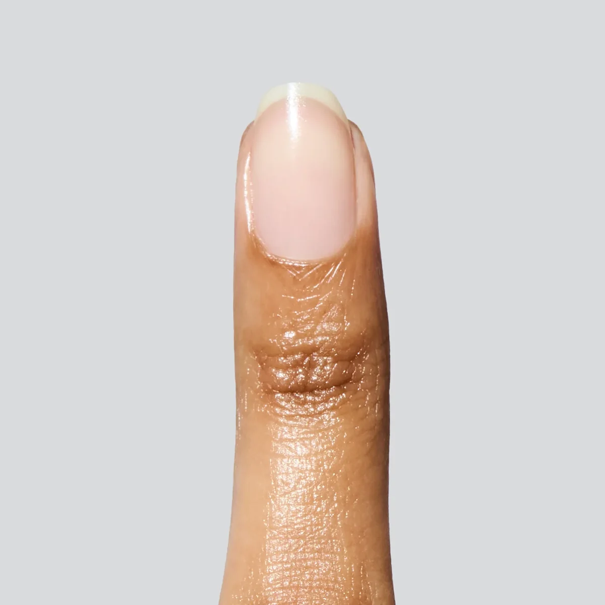 Bare nail and cuticle after Soft Slick application