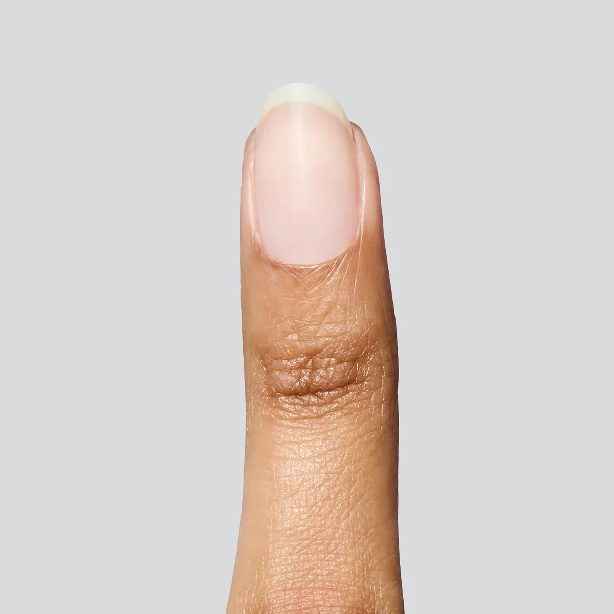 Bare nail and cuticle before Soft Slick application
