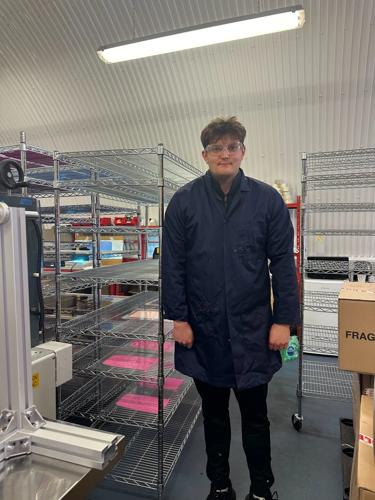 Glaize's in-house Formulation Chemist, Dan