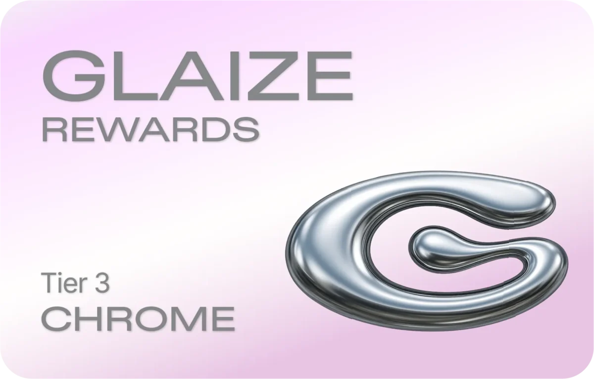 Reward tier badge for Glaize Rewards Chrome tier