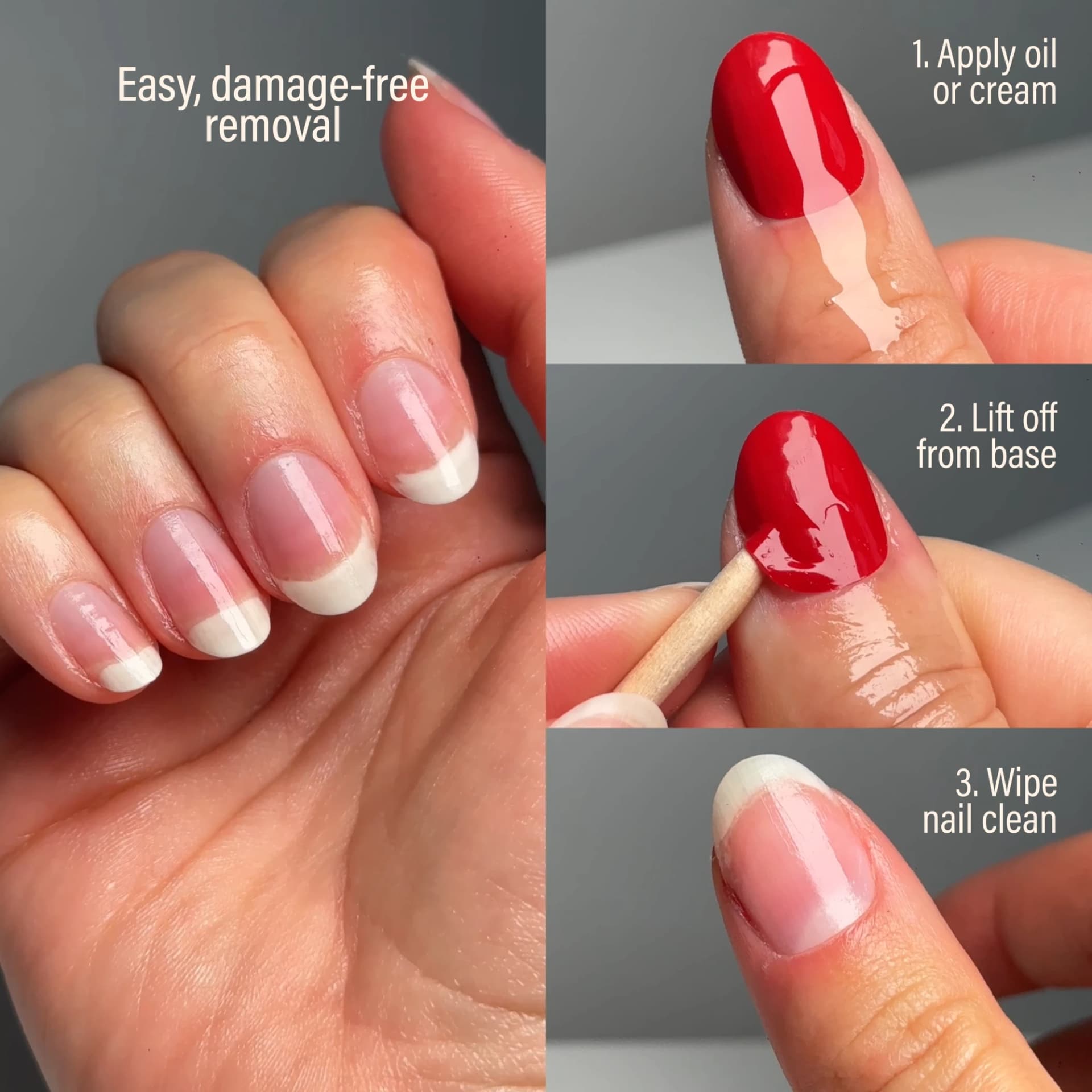 How to remove Glaize gels