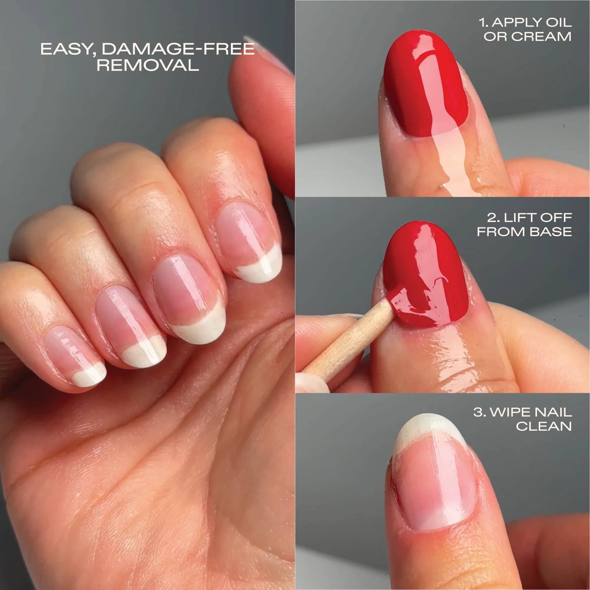 How to remove Glaize gels